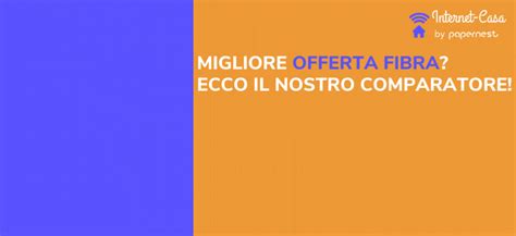 comparatore offerte fibra.